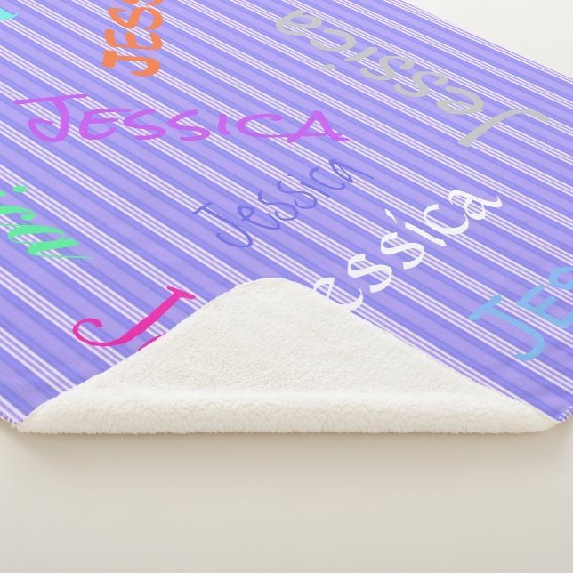 Manta Sherpa HAMbWG - Softest Fleece - Su nombre! (3/4)