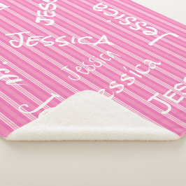 Manta Sherpa HAMbWG - Softest Fleece - Su nombre!