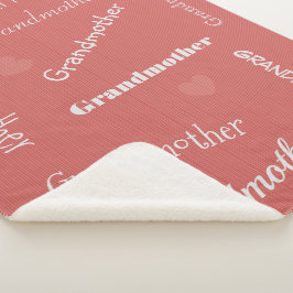 Manta Sherpa HAMbWG - Softest Fleece - Su nombre!