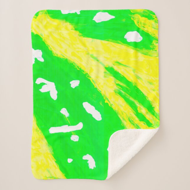 Manta Sherpa Happy Feeling Sherpa Blanket (Anverso)