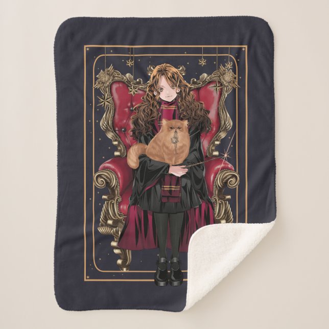 Manta Sherpa HARRY POTTER™ | Asiento de Anime Hermione Granger (Anverso)