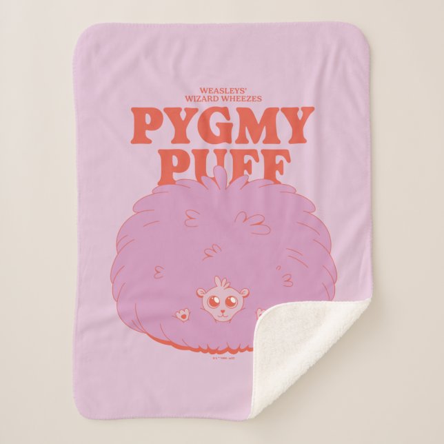 Manta Sherpa HARRY POTTER™ | Asistente de Weasley Pygmy Puff (Anverso)