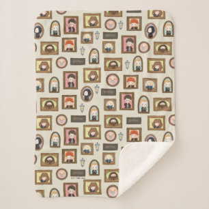 Manta Sherpa HARRY POTTER™ Chibi Picture Frame Pattern