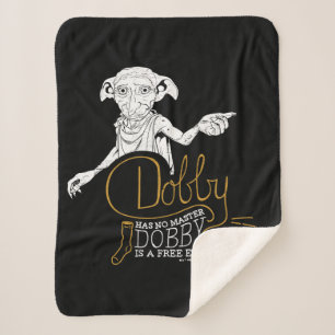 Manta Sherpa Harry Potter   Dobby no tiene maestro