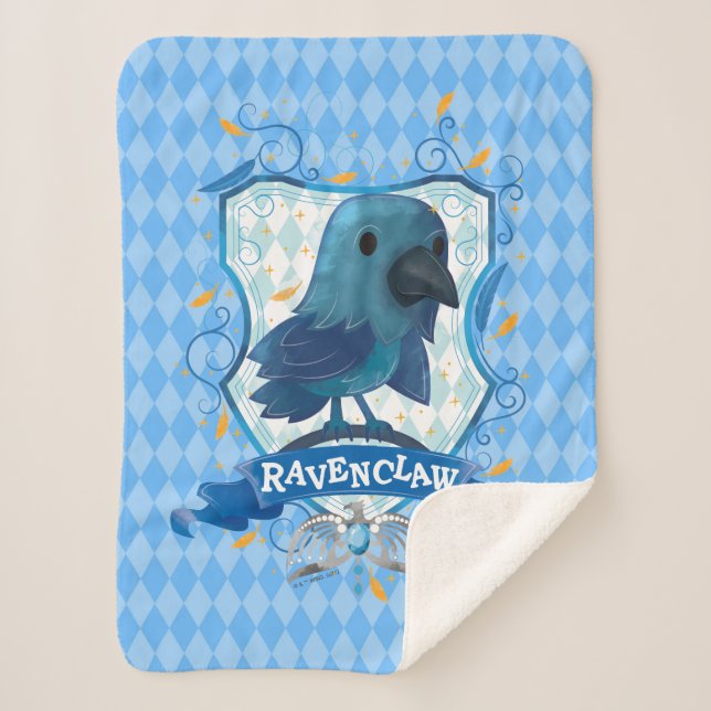 Manta Sherpa Harry Potter | Encantador Escudo RAVENCLAW™ (Anverso)