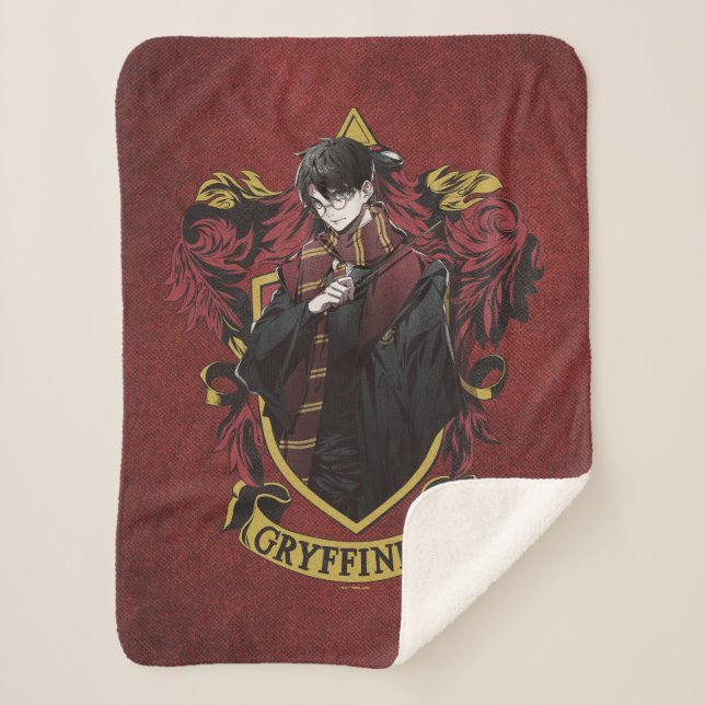 Manta Sherpa HARRY POTTER™ | Escudo Anime HARRY POTTER™ (Anverso)