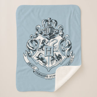 Manta Sherpa Harry Potter | Escudo de Hogwarts - Azul