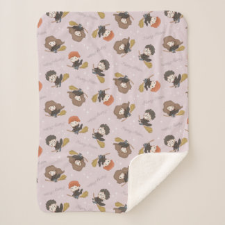 Manta Sherpa HARRY POTTER™, Hermione y Ron Flying Pattern