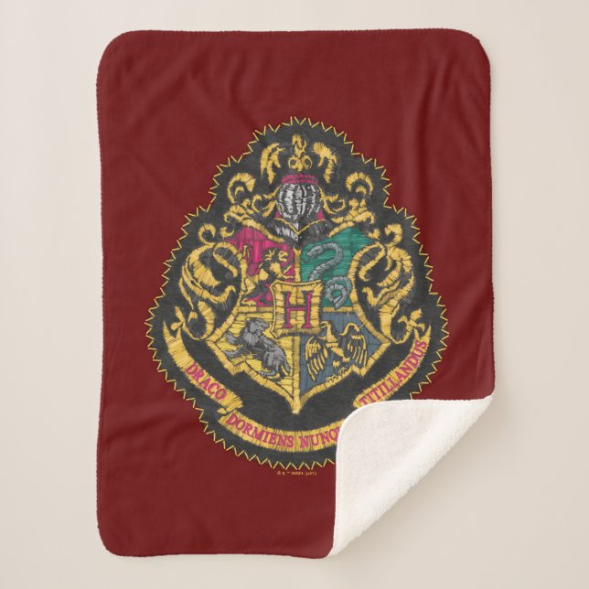 Manta Sherpa Harry Potter | Hogwarts Crest (Anverso)