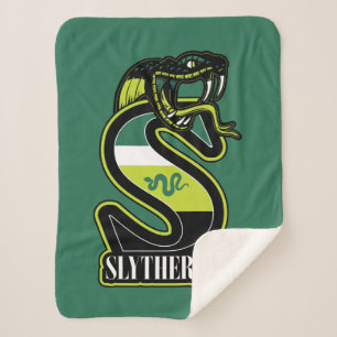 Manta Sherpa HARRY POTTER™   Insignia deportiva SLYTHERIN™