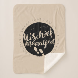 Manta Sherpa Harry Potter Mapa de Marauder que adorna la tipo