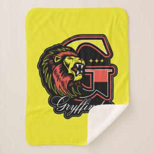 Manta Sherpa HARRY POTTER™   Tarjeta deportiva GRYFFINDOR™