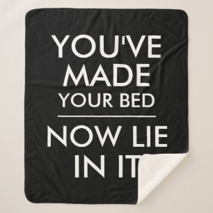 Manta Sherpa Has hecho que tu cama ahora esté tumbada en ella.