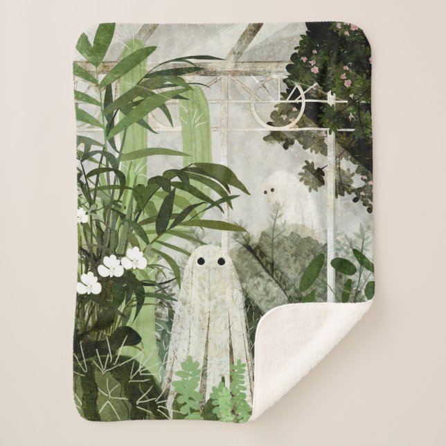 Manta Sherpa Hay un fantasma en el Greenhouse de nuevo... (Anverso)