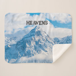 Manta Sherpa Heavens Personalizado Image Text