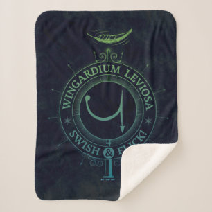 Manta Sherpa Hechizo de Harry Potter   Wingardium Leviosa Gráfi