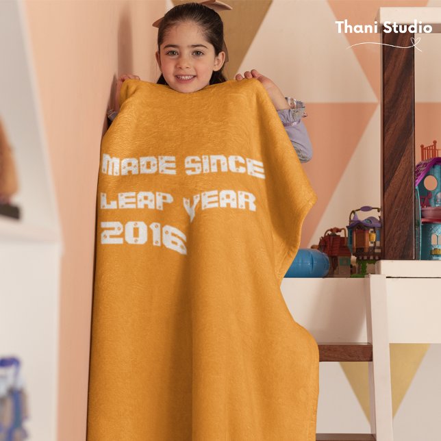 Manta Sherpa Hecho Desde El Año Salto... 29 de febrero cumpleañ (Subido por el creador)