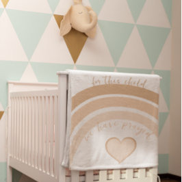 Manta Sherpa Hemos rezado por el género arcoiris neutral