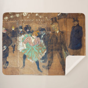 Manta Sherpa Henri de Toulouse-Lautrec - Danza en la Roque