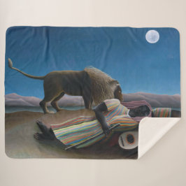 Manta Sherpa Henri Rousseau - El gitano durmiente