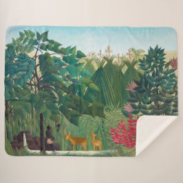Manta Sherpa Henri Rousseau - La cascada