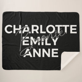 Manta Sherpa Hermanas Brontë II - Charlotte & Emily & Anne