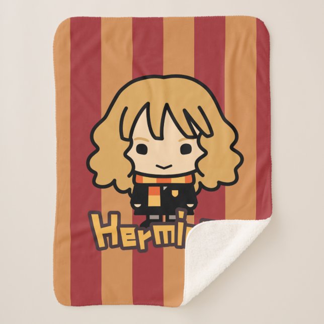 Manta Sherpa Hermione Granger Cartoon Character Art (Anverso)