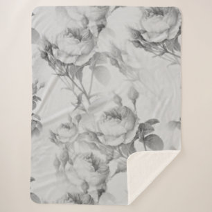 Manta Sherpa Hermosa Floral Vintage