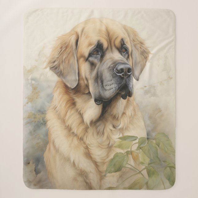 Manta Sherpa Hermosa Mastiff (Anverso)