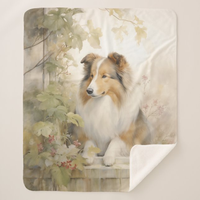Manta Sherpa Hermosa Sheltie (Anverso)