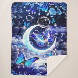 Manta Sherpa Hermosas mariposas