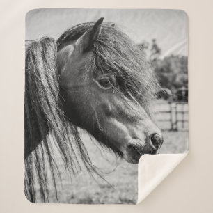 MANTA SHERPA HERMOSO CABALLO