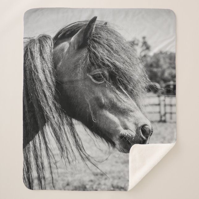 MANTA SHERPA HERMOSO CABALLO (Anverso)