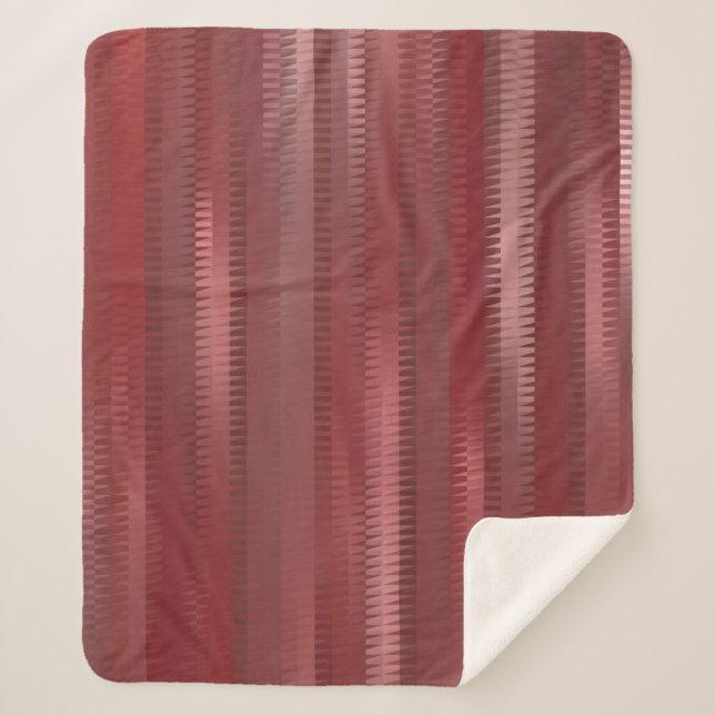 Manta Sherpa Hermoso fondo vertical rojo abstracto con li (Anverso)