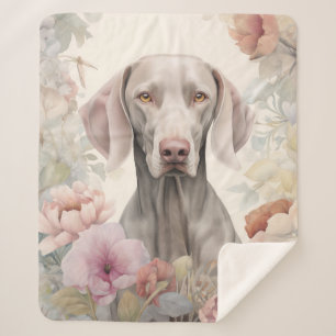 Manta Sherpa Hermoso Weimaraner
