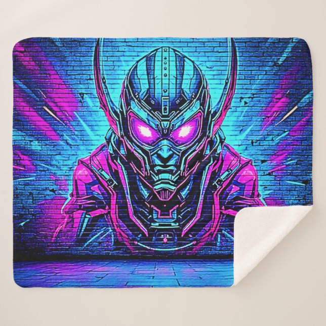 Manta Sherpa Heroico Cyberpunk Vibe (Anverso (horizontal))