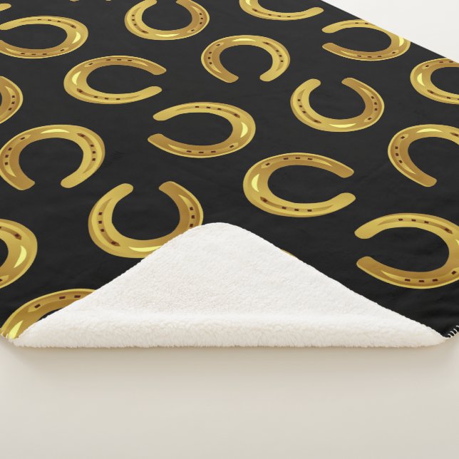 Manta Sherpa Herradura de oro (3/4)