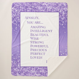 Manta Sherpa Hija, eres divertido