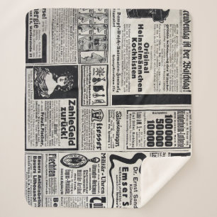 Manta Sherpa Histórico Kiev: Ilustracion de periódico de 1917