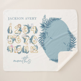 Manta Sherpa Hito bebé de animales de Safari lindo