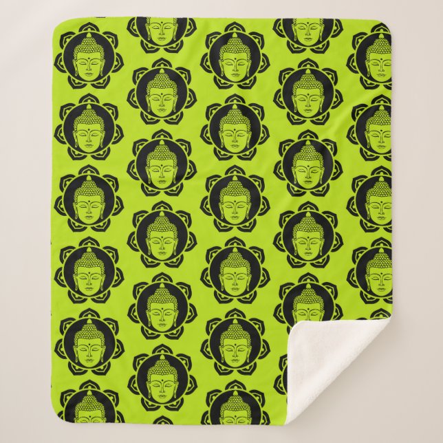 Manta Sherpa Hogar Y Vida De Buda (Anverso)