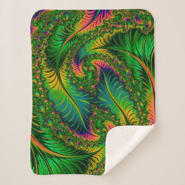Manta Sherpa (Hoja Verde) (Anverso)