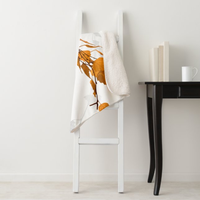 Manta Sherpa Hojas de otoño 2 (In situ)