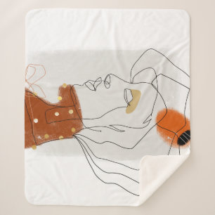 Manta Sherpa Hojas Tropicales, Diseño De Patrones Sin Marea.