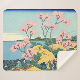 Manta Sherpa Hokusai Fuji de Gotenyama en el Tōkaidō