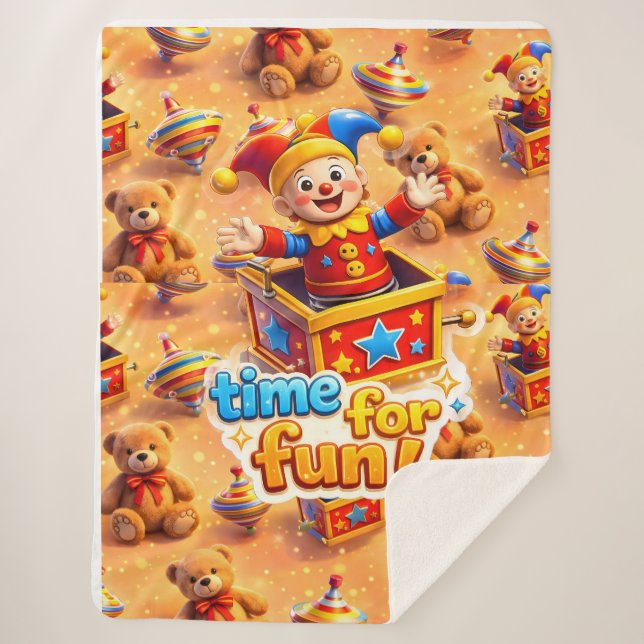 Manta Sherpa Hola Jester premium (Anverso)