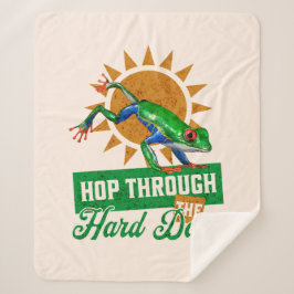 Manta Sherpa Hop through Hard Days Amazon Tree Frog