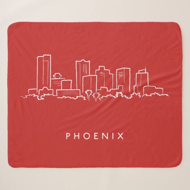 Manta Sherpa Horizonte de Phoenix Arizona (Anverso (horizontal))