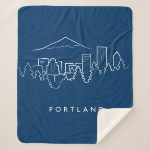 Manta Sherpa Horizonte de Portland