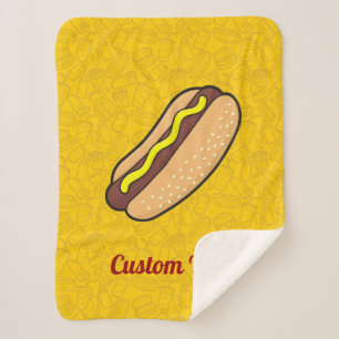 Manta Sherpa Hotdog Sherpa Blanket